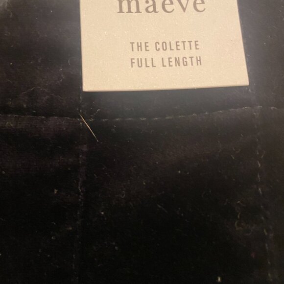 NWTAnthropologie The Colette Full-Length Velvet Pants by Maeve size 27T - Picture 5 of 6